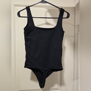 Abercrombie & Fitch Cotton Square Neck Bodysuit